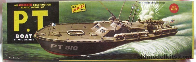 Lindberg 1/60 P.T. Boat (PT Boat) by Paul Lindberg, 701-198 plastic model kit